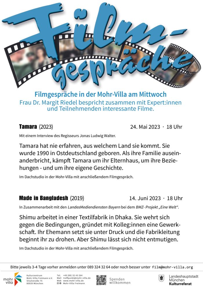 Plakat zur Veranstaltung: TAMARA (2023)