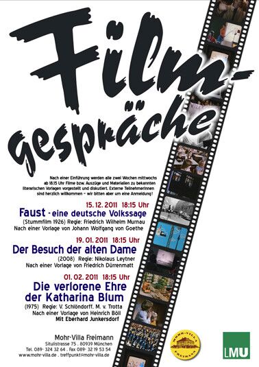 Plakat zur Veranstaltung: Die verlorene Ehre der Katharina Blum