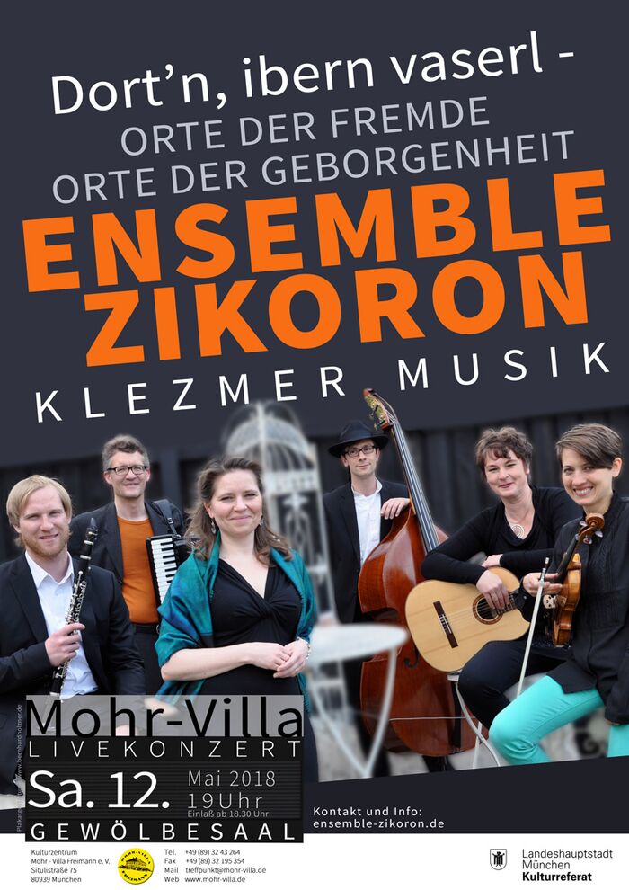 Plakat zur Veranstaltung: Dort'n, ibern<br>Vaserl ..