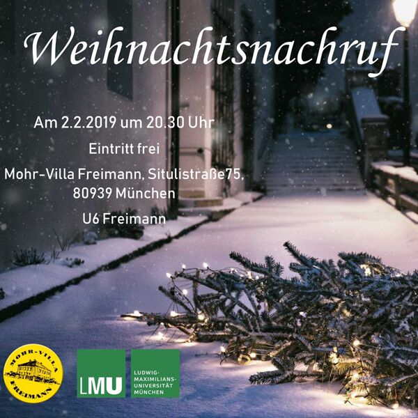 Veranstaltung Mohr-Villa: Weihnachts­nachruf