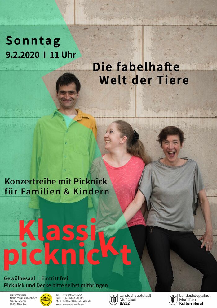 Plakat zur Veranstaltung: Fabelhafte Welt der Tiere