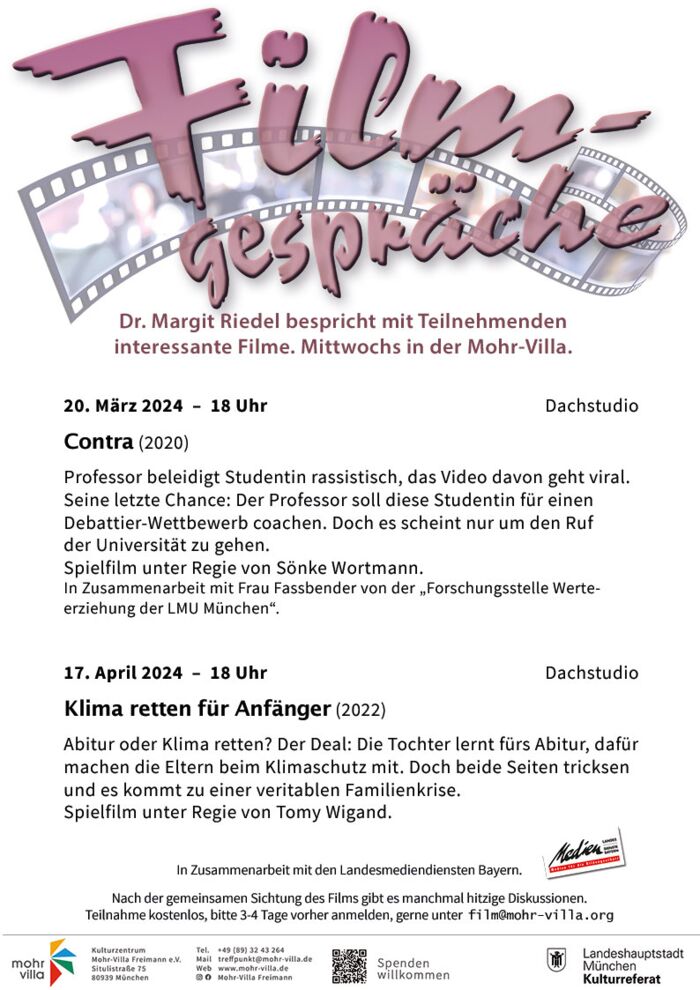 Plakat zur Veranstaltung: Filmgespräche: Klima retten für Anfänger (2022)