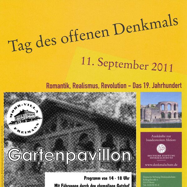 Veranstaltung Mohr-Villa: Tag des offenen Denkmals