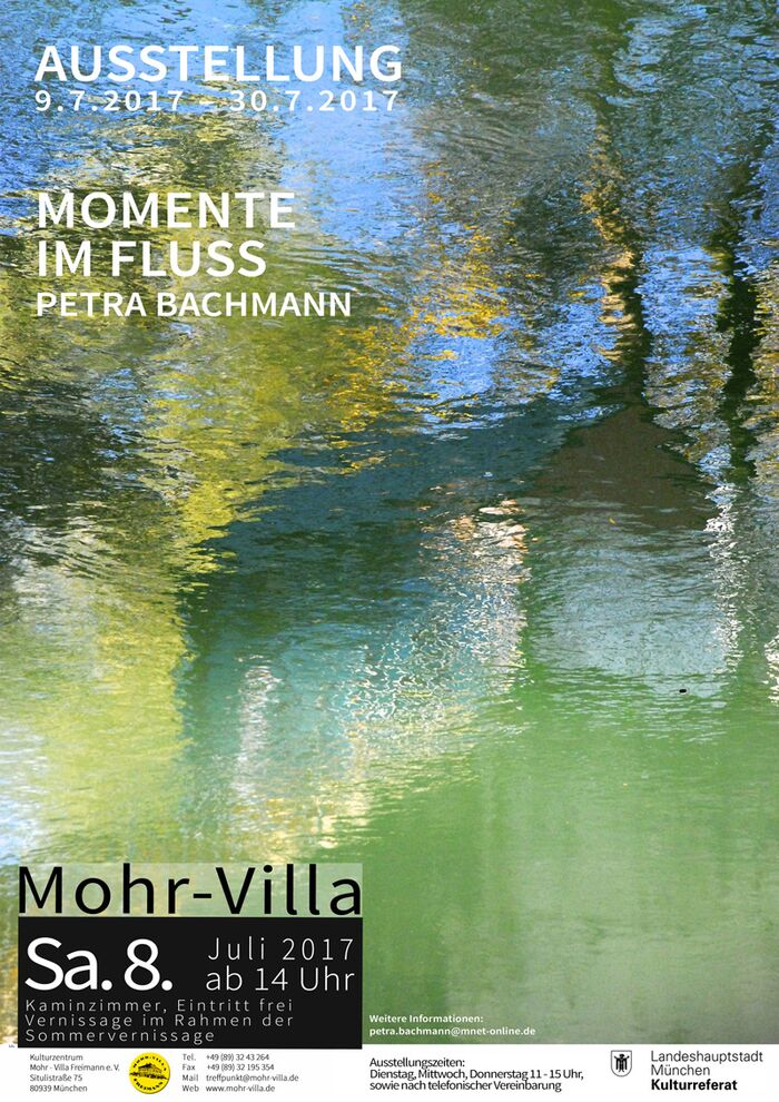 Plakat zur Veranstaltung: Momente im Fluss