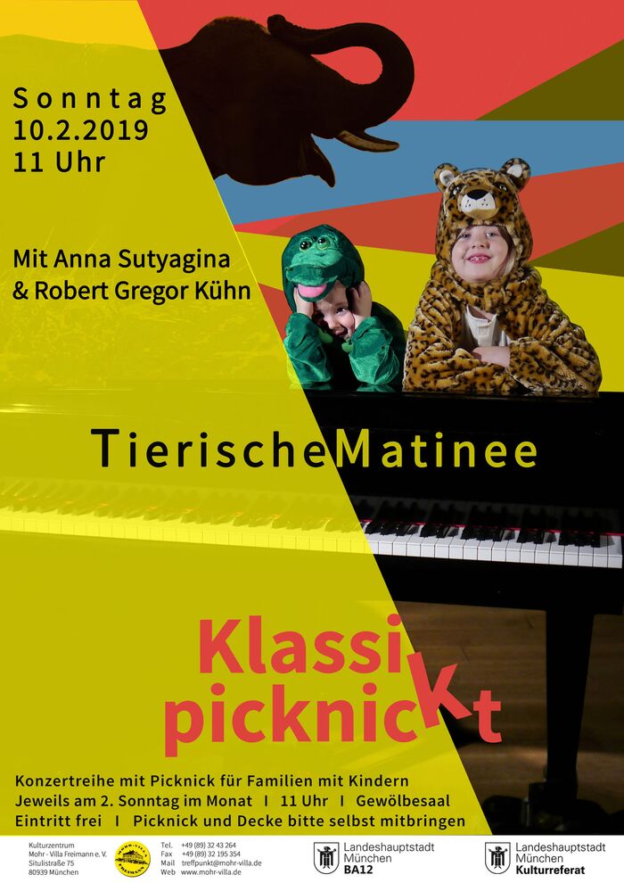 Plakat zur Veranstaltung: Tierische Matinee