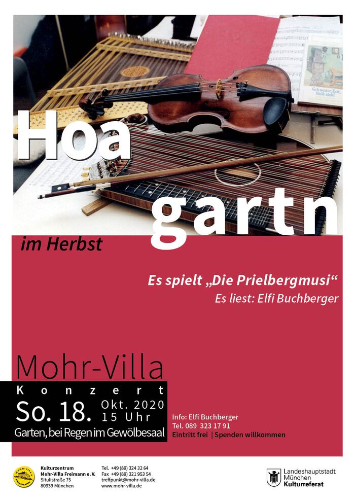 Plakat zur Veranstaltung: Hoagartn