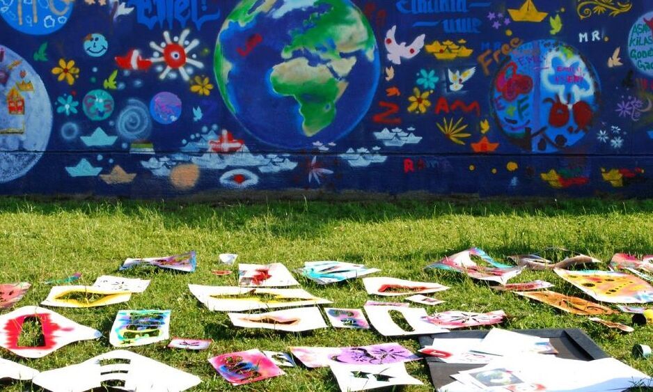 Lichterkette für Vielfalt