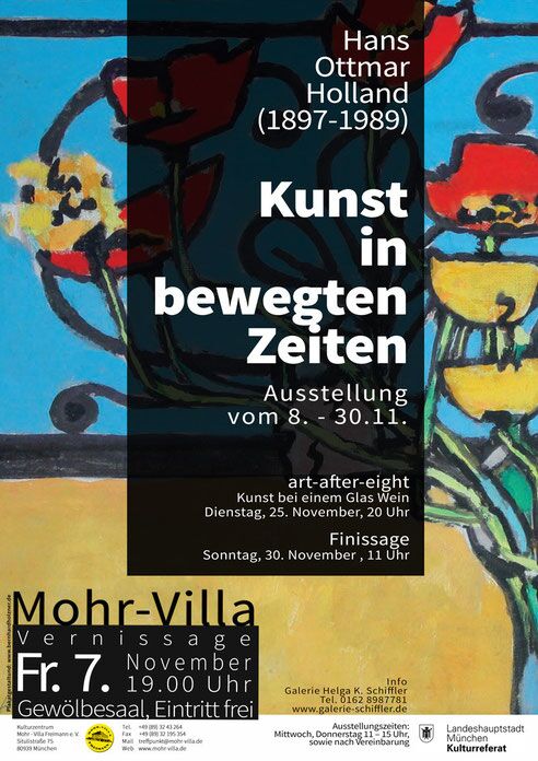 Plakat zur Veranstaltung: Kunst in bewegten Zeiten