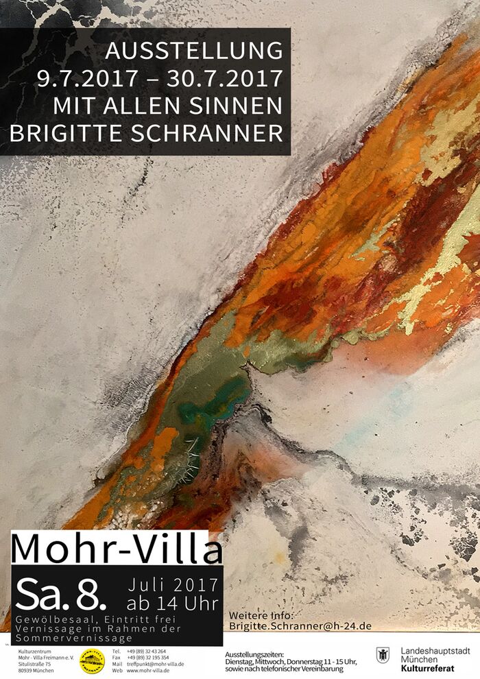 Plakat zur Veranstaltung: Mit allen Sinnen