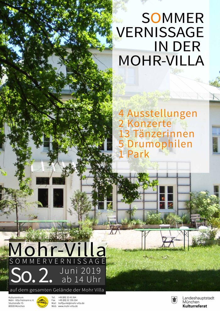 Plakat zur Veranstaltung: Sommer­vernissage 2019