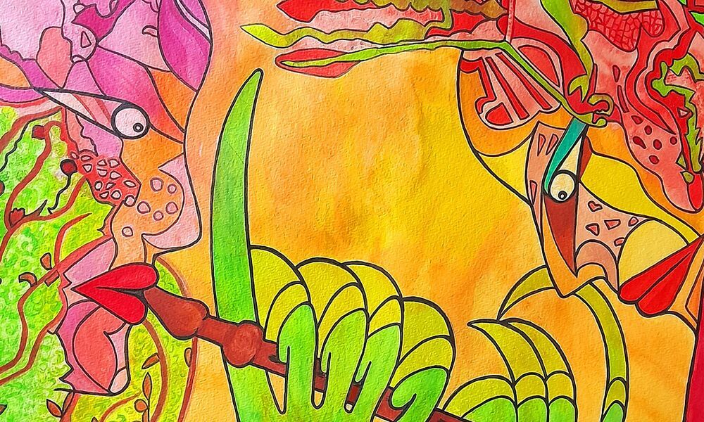 Ausstellung: Szenario Feder-Farben