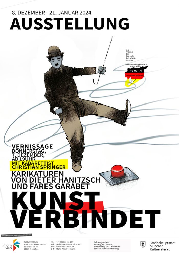 Plakat zur Veranstaltung: Kunst verbindet