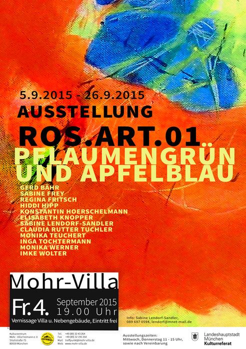 Plakat zur Veranstaltung: Pflaumengrün und Apfelblau