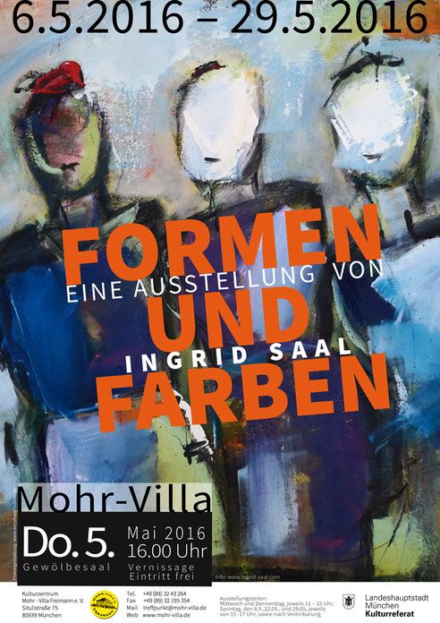 Plakat zur Veranstaltung: Formen und Farben
