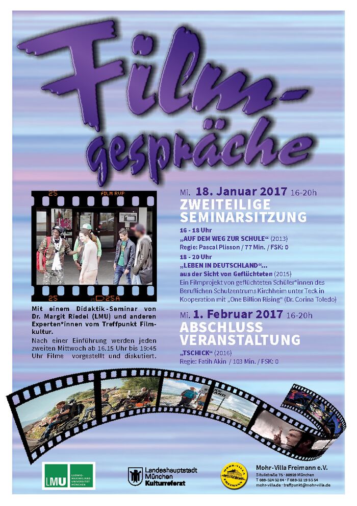 Plakat zur Veranstaltung: Der Weg zur Schule