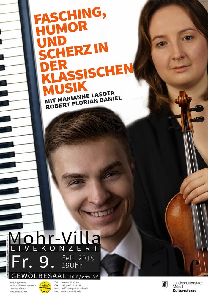 Plakat zur Veranstaltung: Fasching, Humor und Scherz