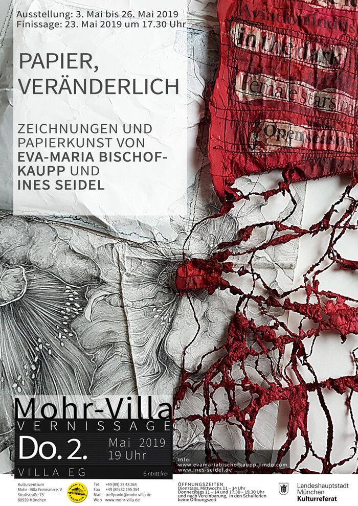 Plakat zur Veranstaltung: Papier, Veränderlich