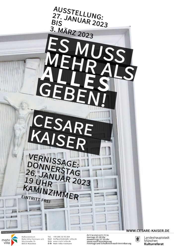Plakat zur Veranstaltung: Es muss mehr als ALLES geben!