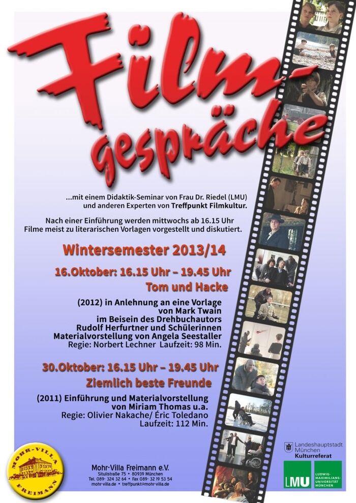 Plakat zur Veranstaltung: Ziemlich beste Freunde