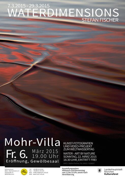 Plakat zur Veranstaltung: Water­dimensions