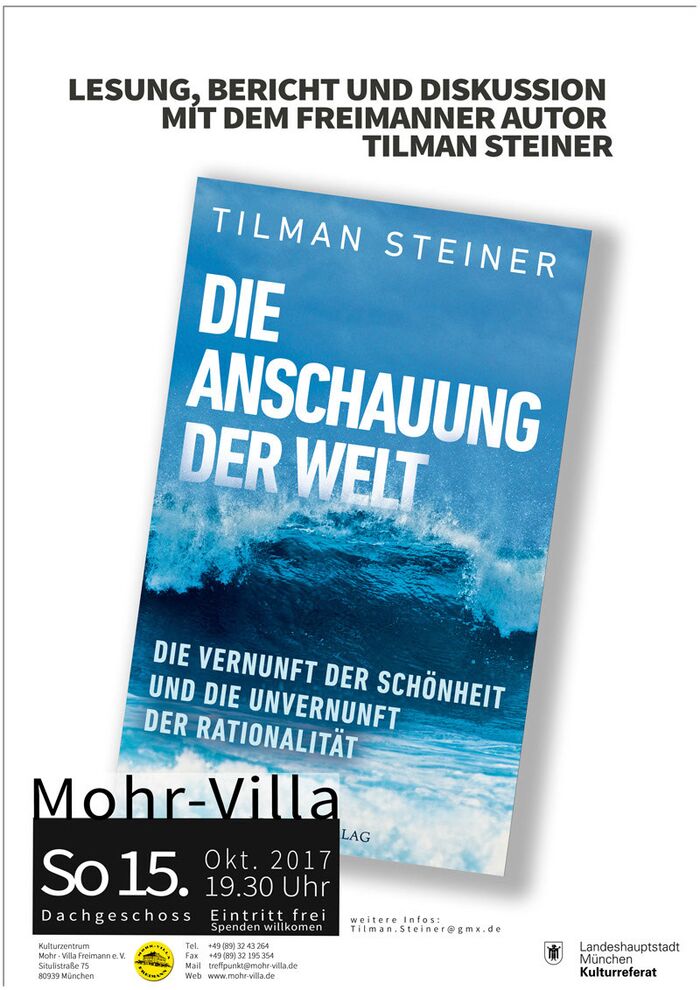 Plakat zur Veranstaltung: Die Anschauung der Welt