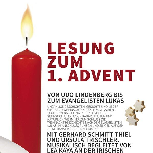 Veranstaltung Mohr-Villa: Lesung zum 1. Advent