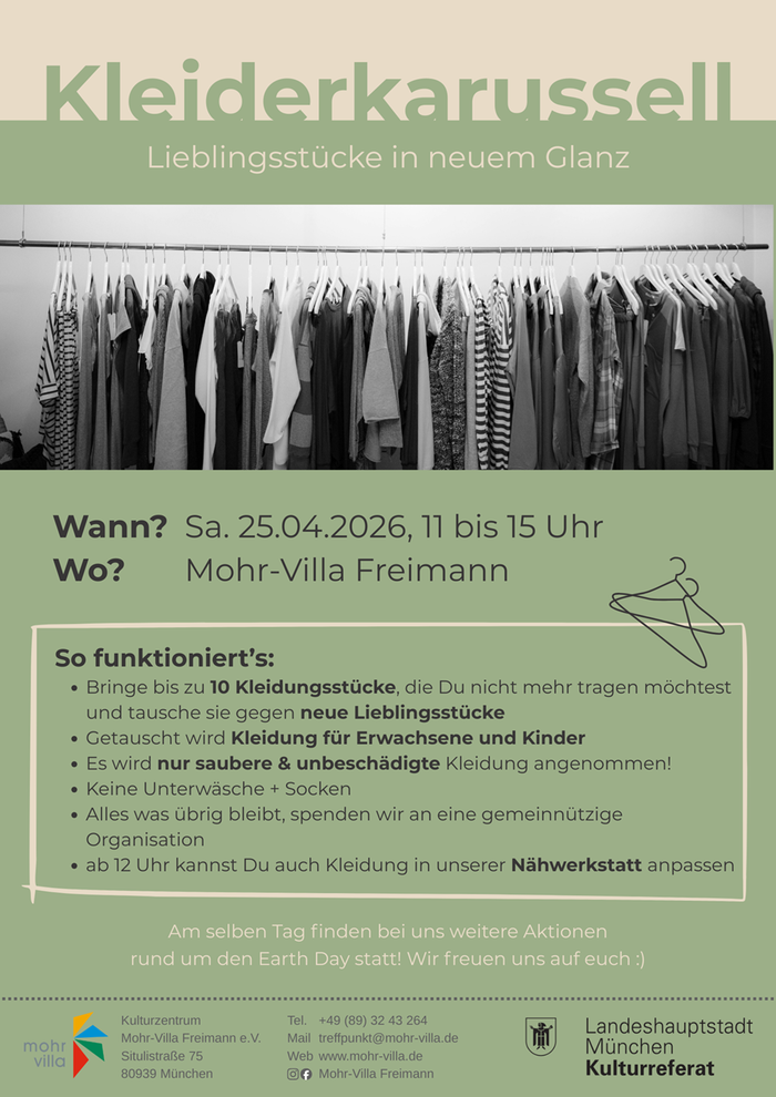 Plakat zur Veranstaltung: Kleiderkarussell