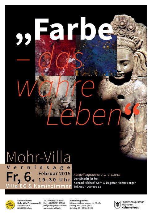 Plakat zur Veranstaltung: Farbe - das wahre Leben