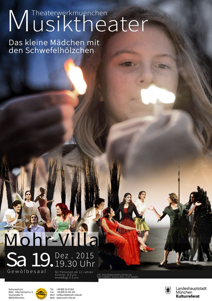 Plakat zur Veranstaltung: Das kleine Mädchen mit den Schwefelhölzern