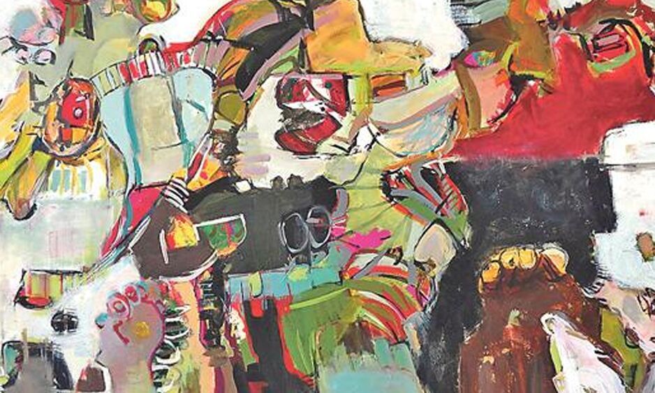 Pflaumengrün und Apfelblau