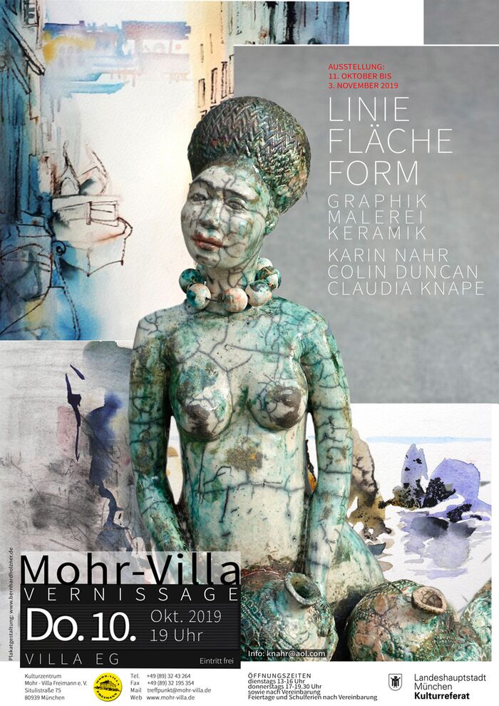 Plakat zur Veranstaltung: Linie. Fläche. Form.