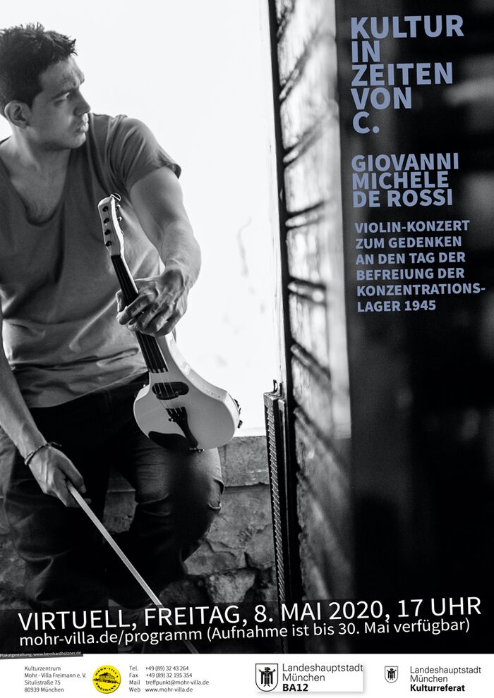 Plakat zur Veranstaltung: Kultur in Zeiten von C.