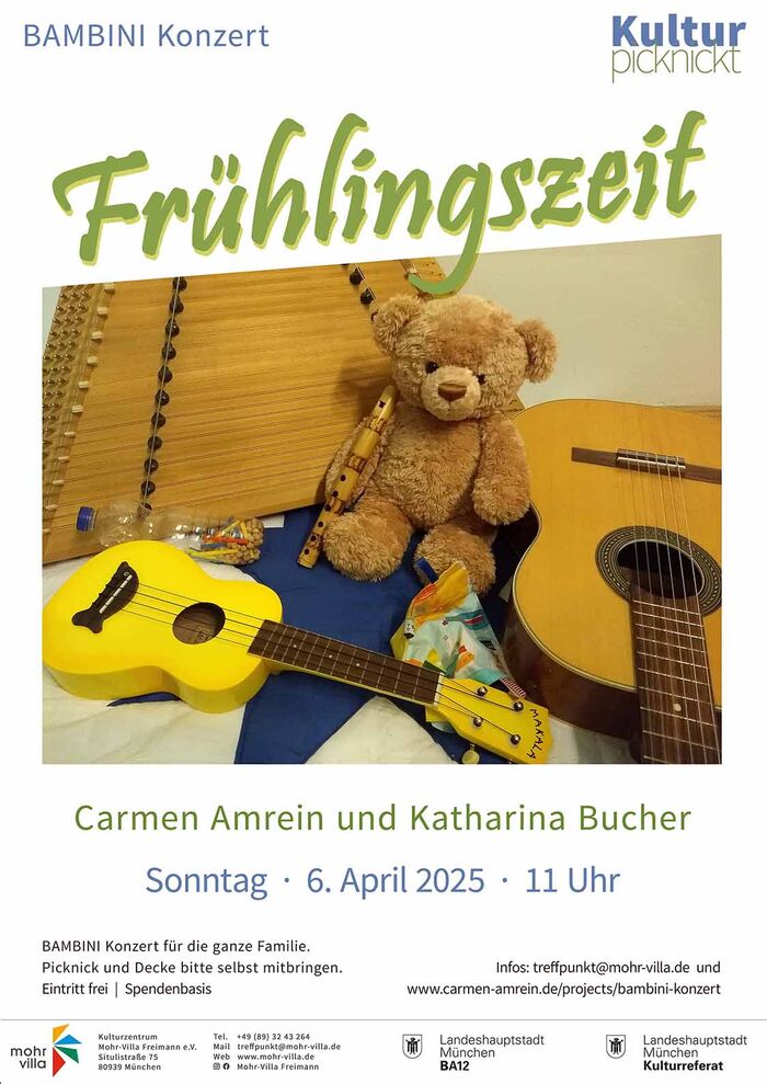 Plakat zur Veranstaltung: Kultur picknickt: Frühlingszeit