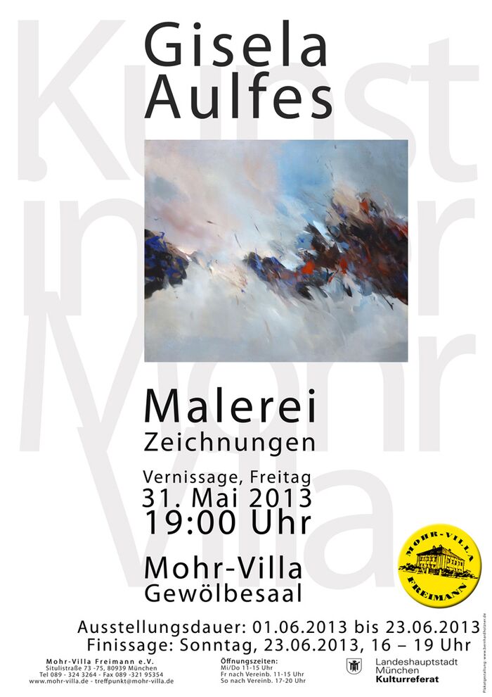 Plakat zur Veranstaltung: Gisela Aulfes