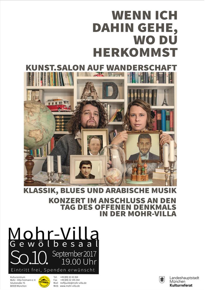 Plakat zur Veranstaltung: Wenn ich dahin gehe, woher Du herkommst