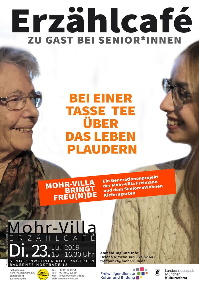 Plakat zur Veranstaltung: Erzählcafé