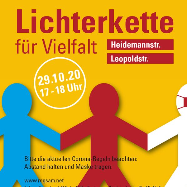 Veranstaltung Mohr-Villa: Lichterkette für Vielfalt