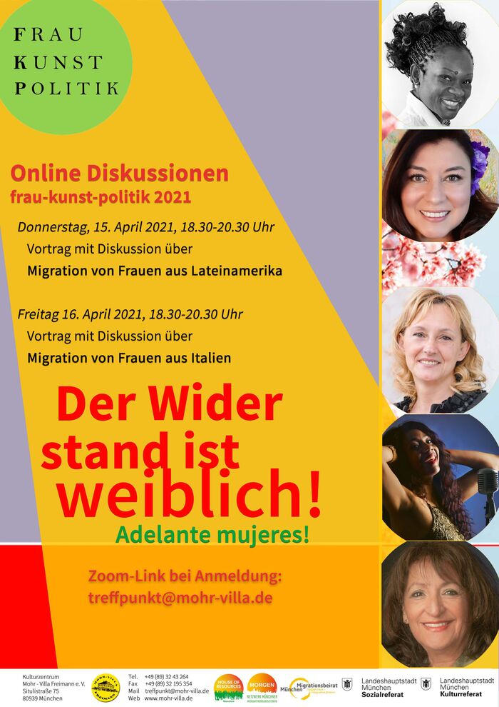 Plakat zur Veranstaltung: Der Widerstand ist weiblich