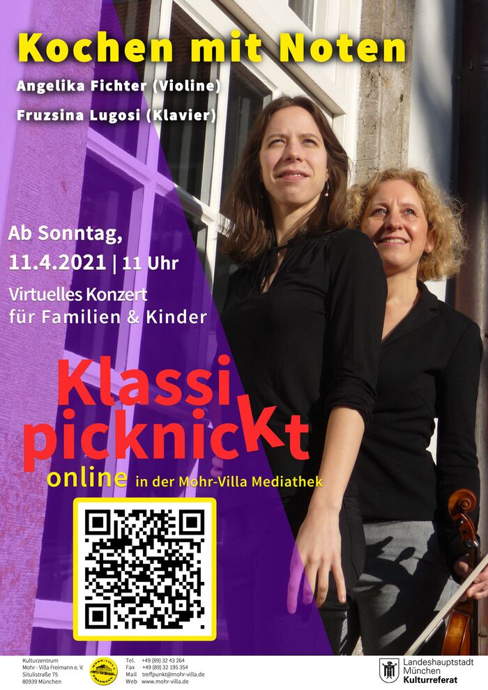 Plakat zur Veranstaltung: Kochen mit Noten