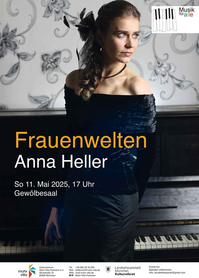 Plakat zur Veranstaltung: Musik für Alle: Frauenwelten