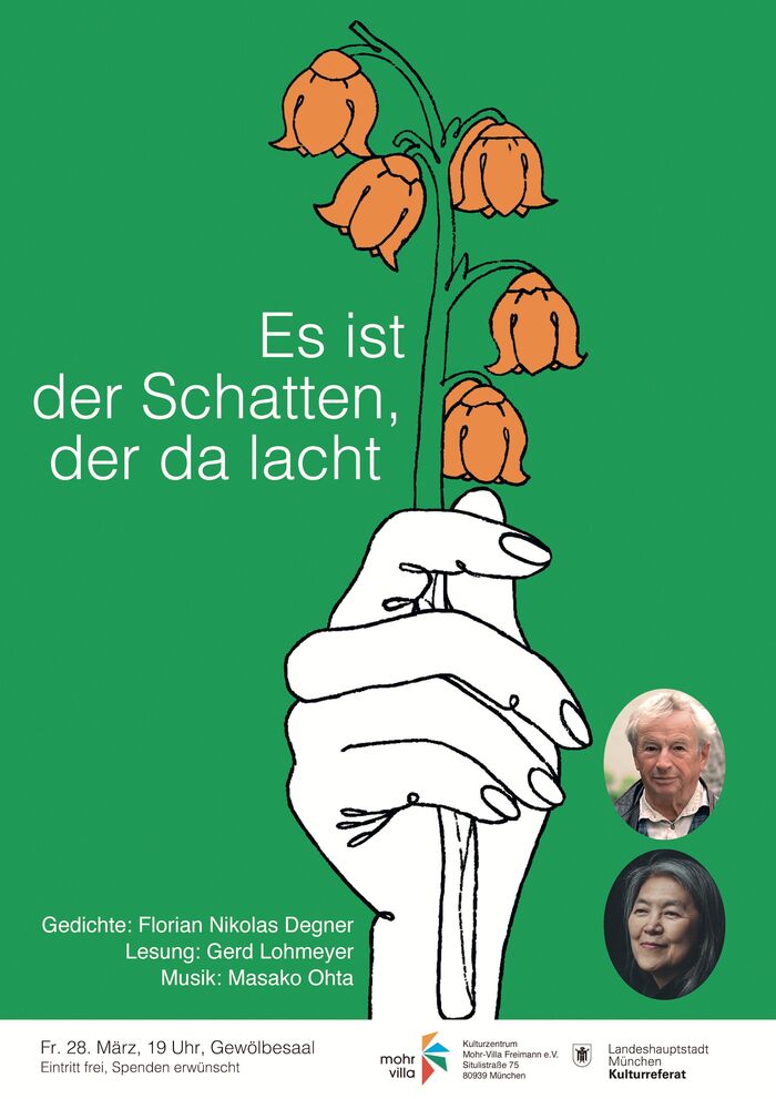 Plakat zur Veranstaltung: Es ist der Schatten, der da lacht