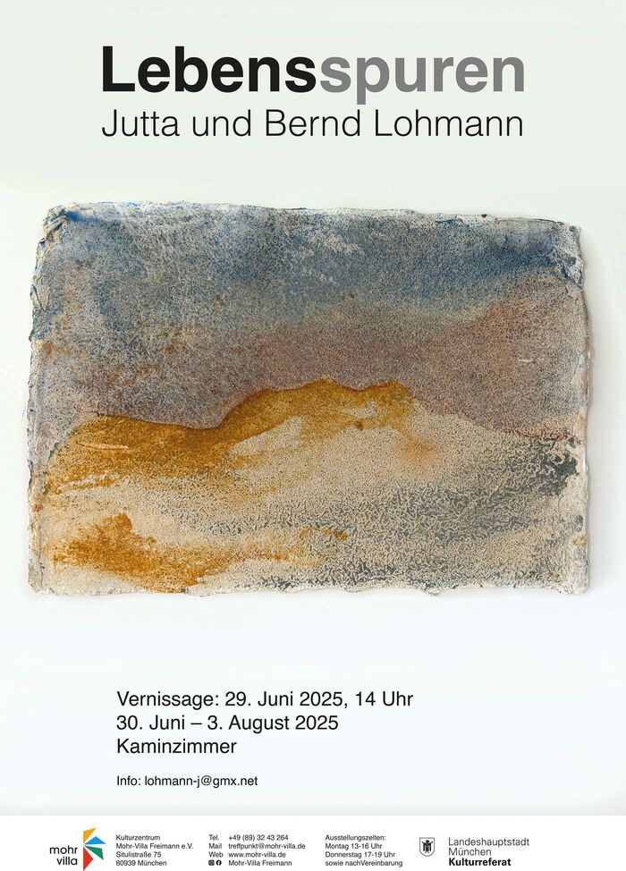 Plakat zur Veranstaltung: Lebensspuren