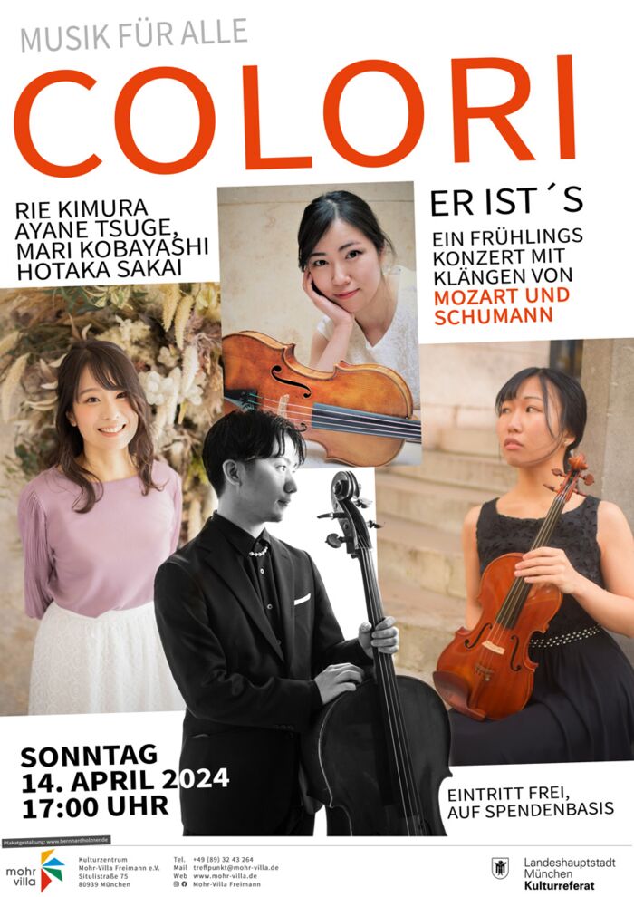 Plakat zur Veranstaltung: Musik für Alle: Er ist's