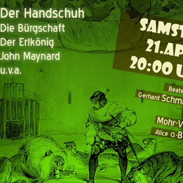 Veranstaltung Mohr-Villa: Balladen und Leidenschaft