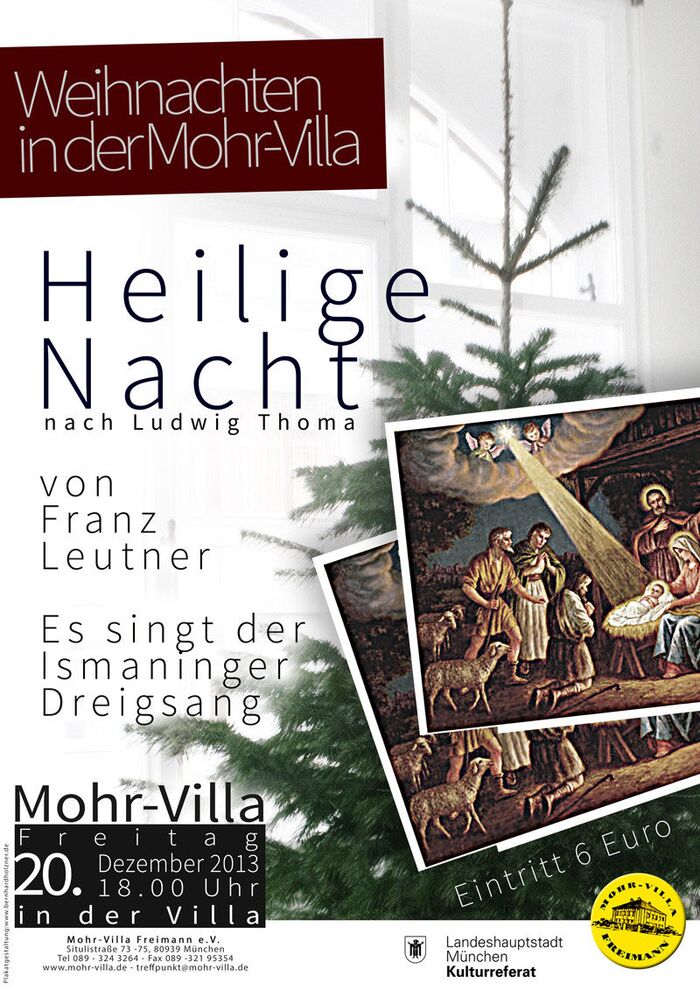 Plakat zur Veranstaltung: Heilige Nacht