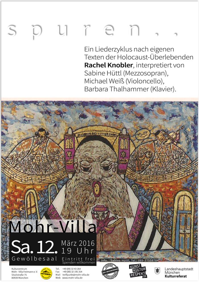 Plakat zur Veranstaltung: Spuren