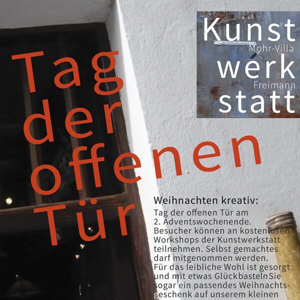 Veranstaltung Mohr-Villa: Weihnachten kreativ mit der Kunstwerkstatt