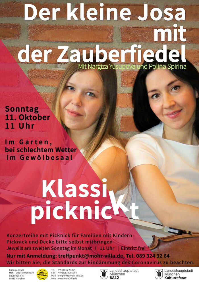 Plakat zur Veranstaltung: Der kleine Josa mit der Zauberfiedel