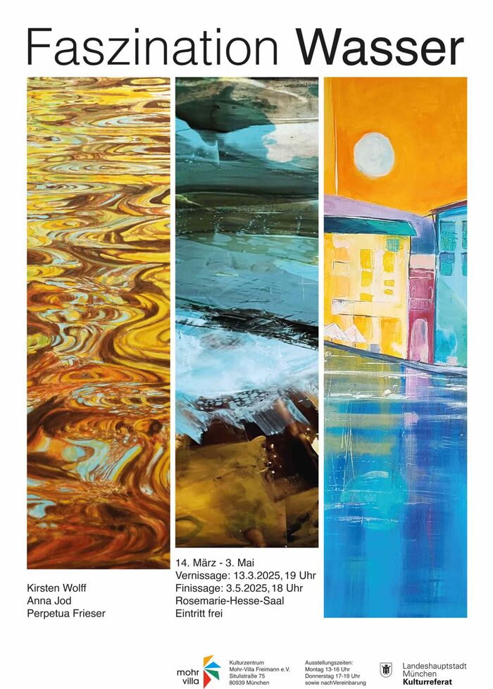 Plakat zur Veranstaltung: Ausstellung: Faszination WASSER