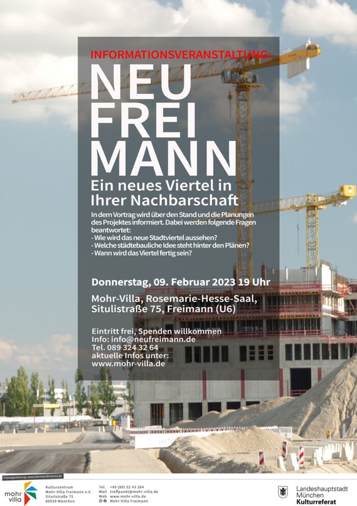 Plakat zur Veranstaltung: Neufreimann